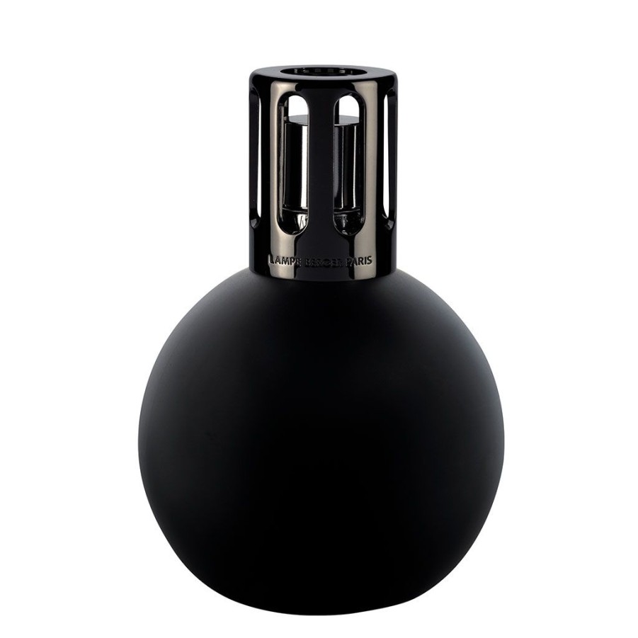 Bougies Et Senteurs Fabrique De Styles Diffuseurs Non Electriques | Lampe Berger Boule Noire D10.5Xh14.3Cm