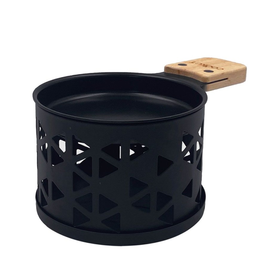 Arts De La Table Fabrique De Styles Plats Et Appareils De Cuisson | Coffret Raclette A La Bougie Pour 2 Noir - Origami