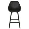 Meubles Fabrique De Styles Tabourets Et Chaises De Bar | Chaise De Bar Pivotante Noir Veilli - Moss