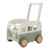 Coin Des Petits Fabrique De Styles | Chariot De Marche En Bois Petit Van