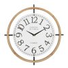 Deco Fabrique De Styles Horloges | Horloge Murale Chez Gaston Naturel D50Cm