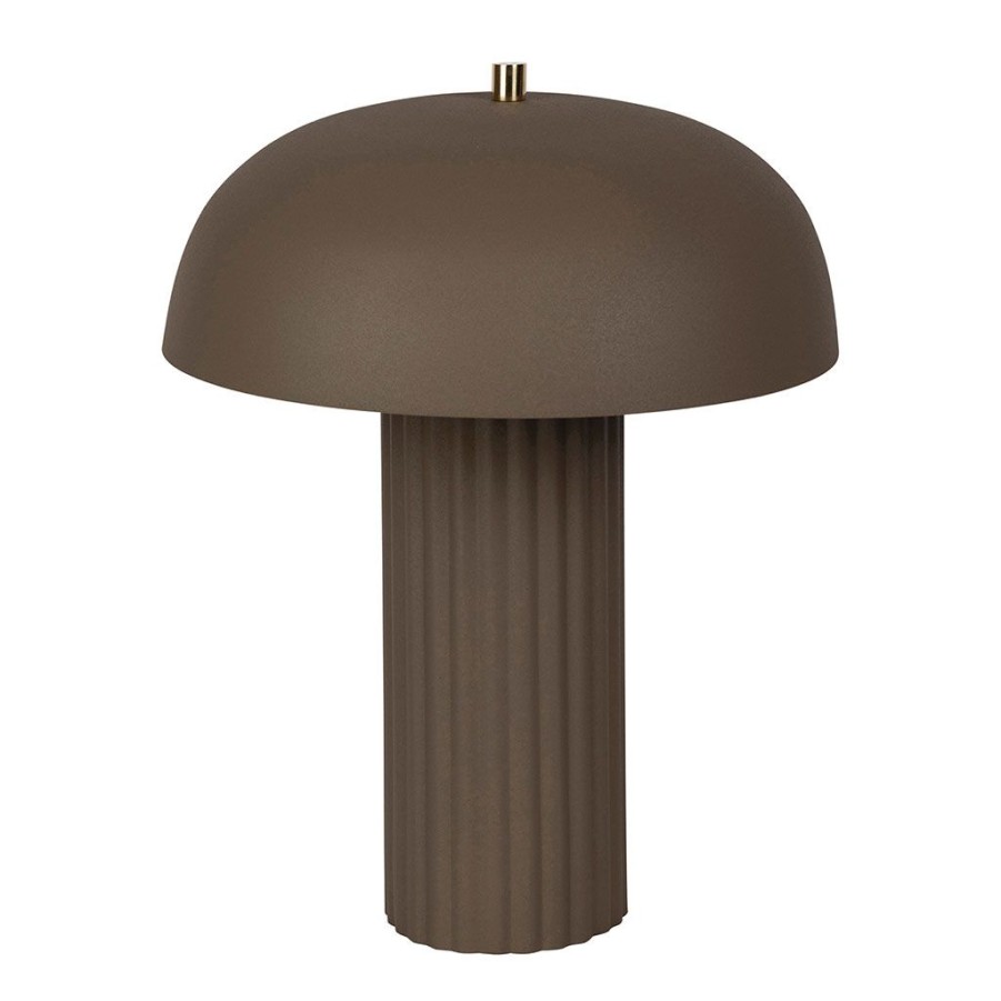 Luminaires Fabrique De Styles | Lampe En Fer H38Cm Taupe - Arty