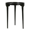 Meubles Fabrique De Styles Bouts De Canape Et Tables D'Appoint | Table Appoint Irreguliere Noir - Aceri