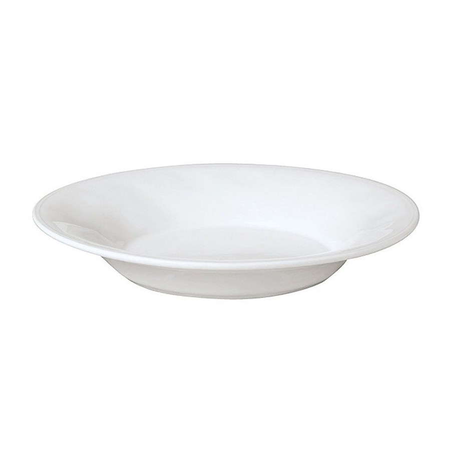 Arts De La Table Fabrique De Styles Assiettes | Assiette A Pates En Faience Blanche D27Cm - Constance