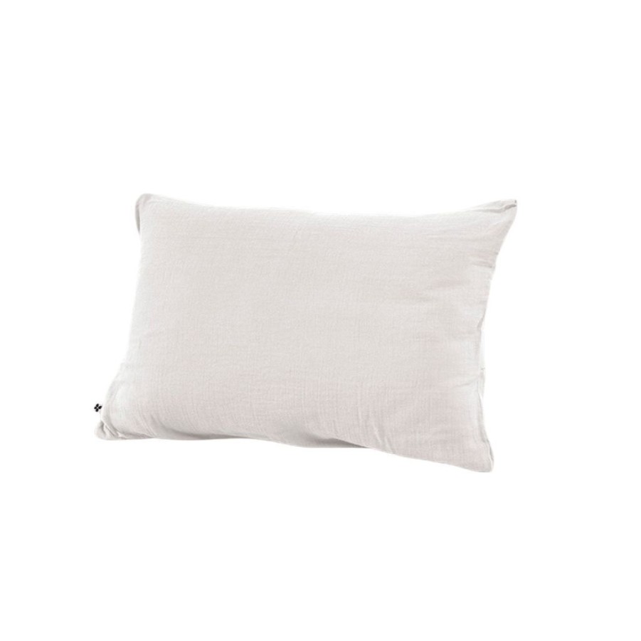 Textiles Fabrique De Styles Taies Et Traversins | Taie D'Oreiller Chantilly En Gaze De Coton 50X70Cm - Gaia