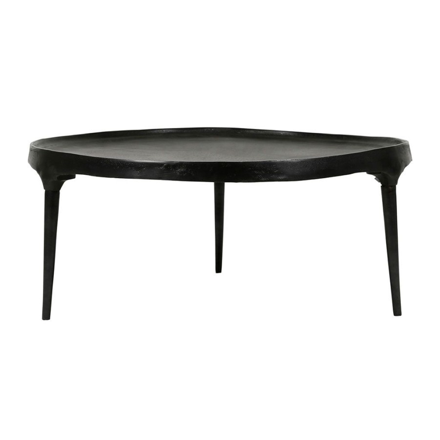 Meubles Fabrique De Styles Table Basses | Table Basse Irreguliere Noir - Aceri