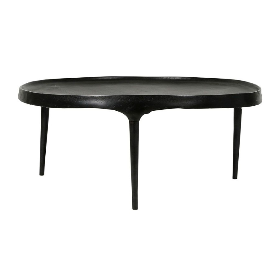 Meubles Fabrique De Styles Table Basses | Table Basse Irreguliere Noir - Aceri