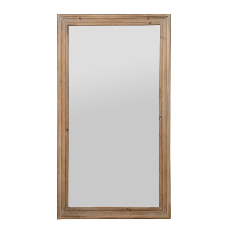 Deco Fabrique De Styles | Miroir Naturel Fonce 60X106Cm En Bois De Sapin - Firmin