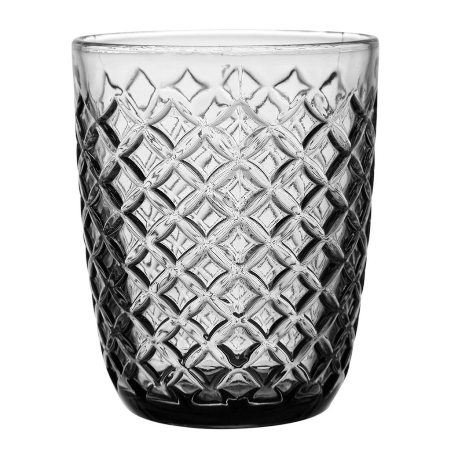 Arts De La Table Fabrique De Styles Verres A Eau Et Gobelets | Gobelet Arlequin Gris En Verre