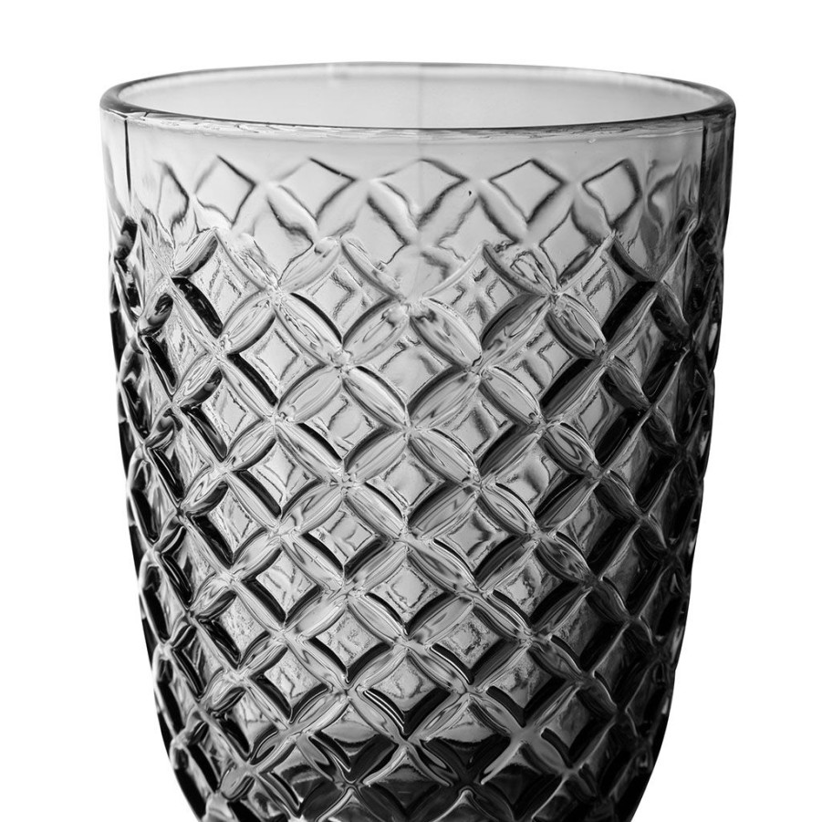 Arts De La Table Fabrique De Styles Verres A Eau Et Gobelets | Gobelet Arlequin Gris En Verre