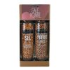 Epicerie Fabrique De Styles Condiments Et Epices | Coffret De 2 Moulins Sel Et Poivre Dore