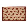 Droguerie Fabrique De Styles | Paillasson Chat Naturel Et Rouge 73X43Cm En Coco - Le Chat