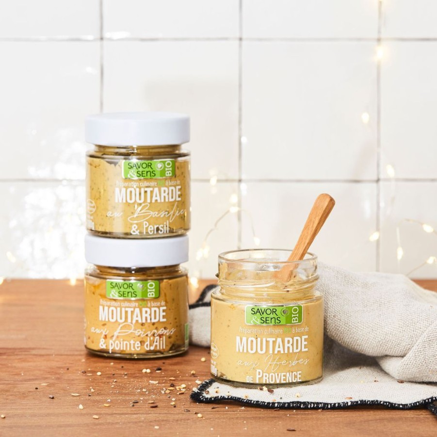 Epicerie Fabrique De Styles Condiments Et Epices | Trio De 3 Moutardes