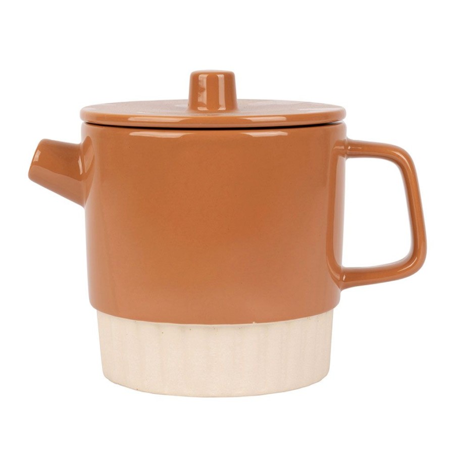 Arts De La Table Fabrique De Styles Theieres Et Cafetieres | Theiere Avec Filtre En Gres Terracotta 1L - Cannele