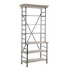 Meubles Fabrique De Styles Bibliotheques Et Etageres | Etagere Industrielle En Vieux Pin Et Fer 6 Niveaux H220Cm - Entrepot