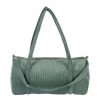 Accessoires Et Loisirs Fabrique De Styles Sacs Et Pochettes | Sac Weekend En Velours Cotele Vert Emeraude - Funny