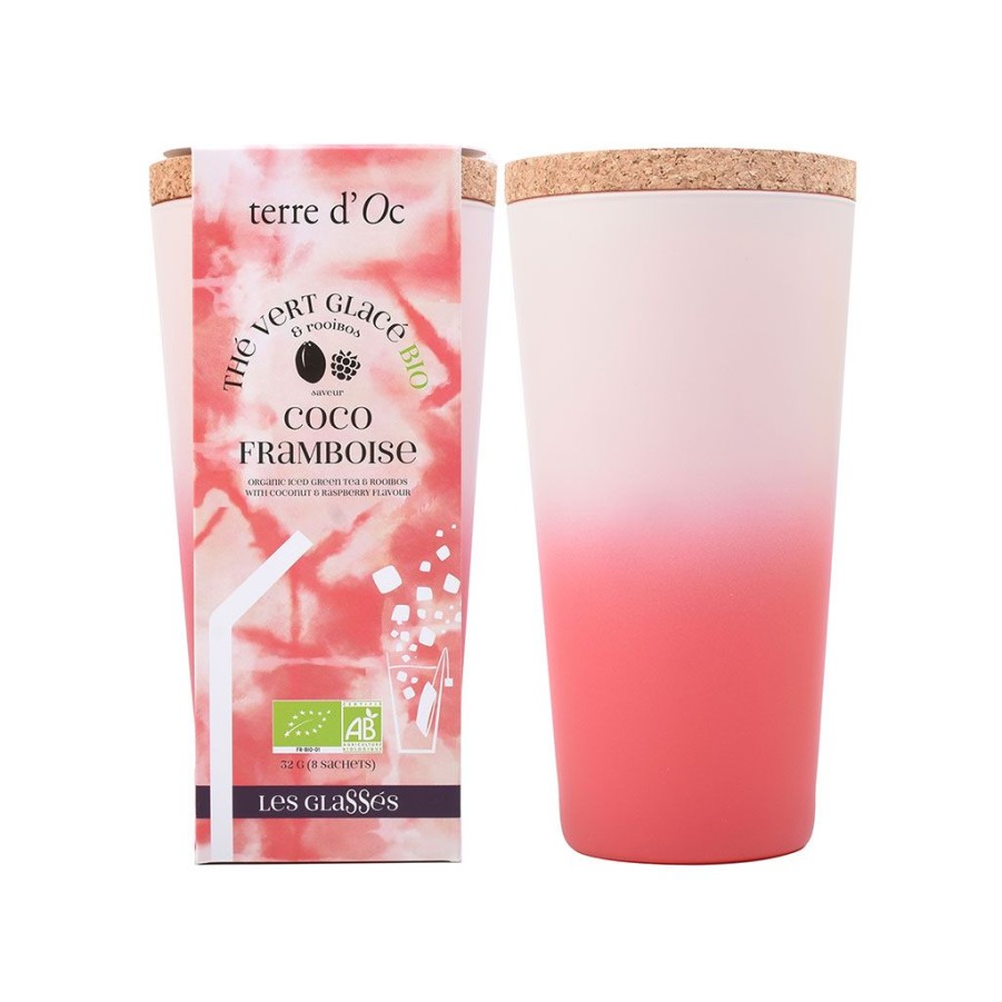 Epicerie Fabrique De Styles Cafes&Thes Et Infusions | The Vert Coco Framboise 1 Verre + 8 Mousselines Xl 4Gr- Ab