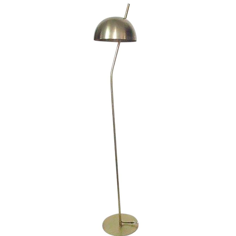 Luminaires Fabrique De Styles | Lampadaire En Fer H163Cm Dore - Ardecor