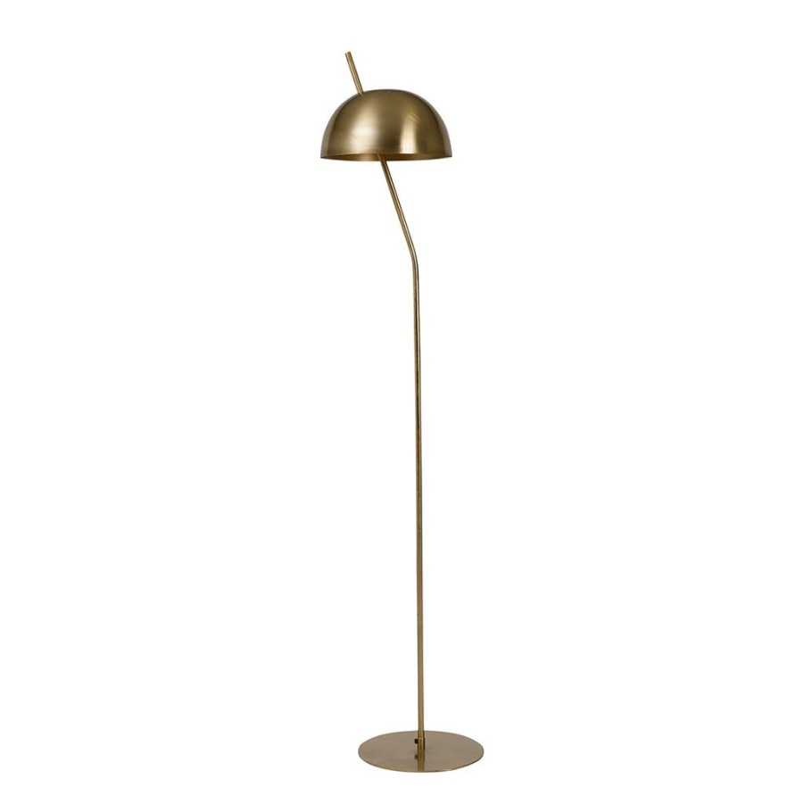 Luminaires Fabrique De Styles | Lampadaire En Fer H163Cm Dore - Ardecor