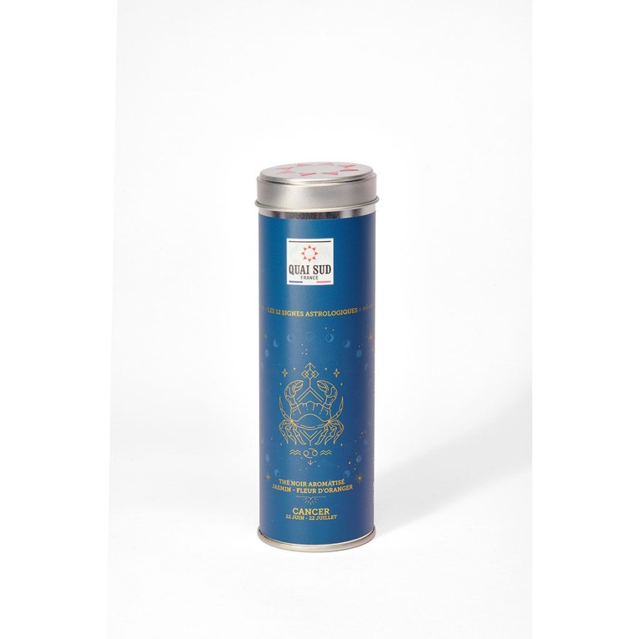 Epicerie Fabrique De Styles Cafes&Thes Et Infusions | The Du Cancer (The Noir Fleur D'Oranger-Jasmin) Boite Ronde 50 G