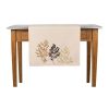 Textiles Fabrique De Styles Chemins De Table | Chemin Table En Coton Ecru Avec Broderies 160X50Cm - Adelie