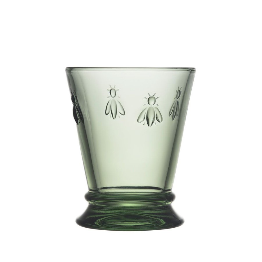 Arts De La Table Fabrique De Styles Verres A Eau Et Gobelets | Gobelet Abeilles Vert En Verre