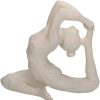 Deco Fabrique De Styles Petits Objets Deco | Decoration Femme Yoga Polyresine Ivoire 21.5X9.7Xh18.5Cm