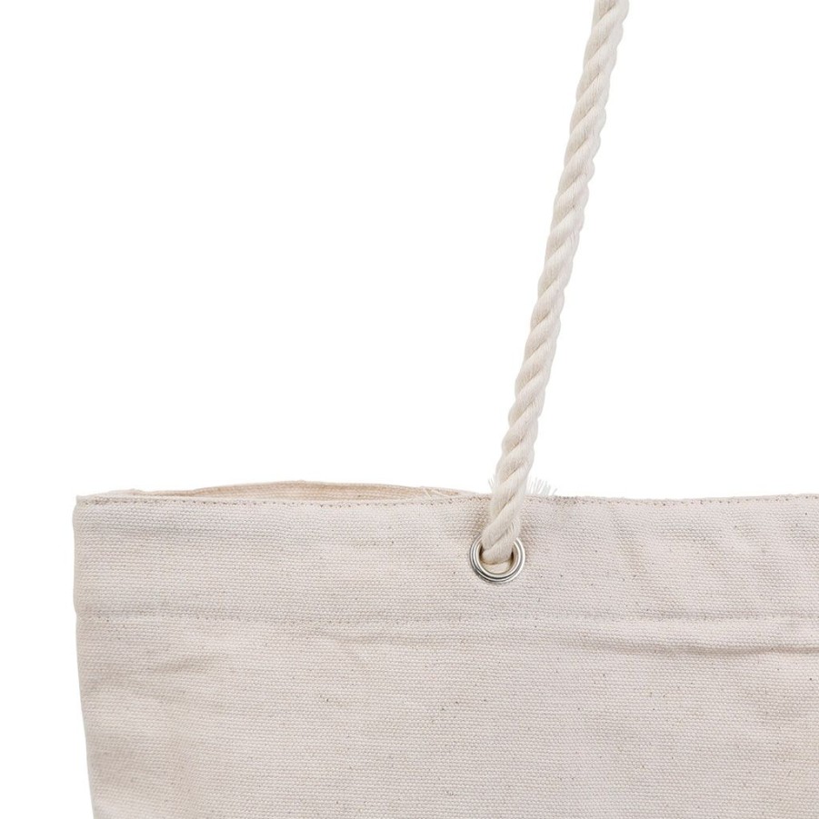 Accessoires Et Loisirs Fabrique De Styles Sacs Et Pochettes | Sac Tote Bag Amore Blanc 38X42Cm Coton