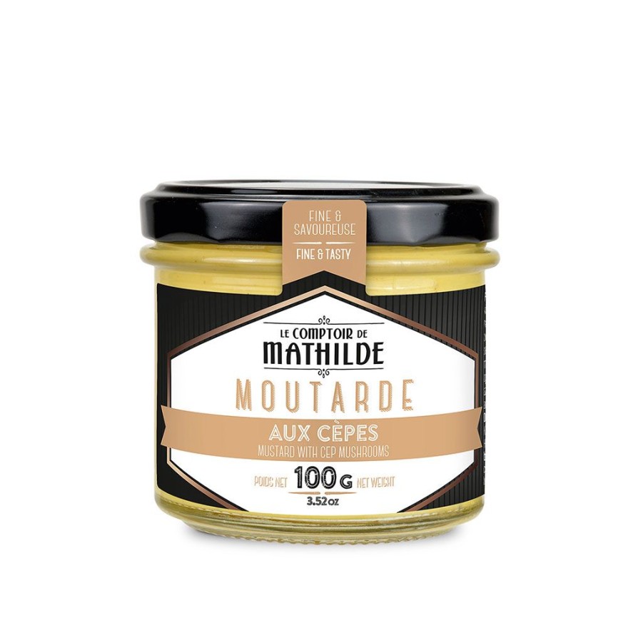 Epicerie Fabrique De Styles Condiments Et Epices | Moutarde Aux Cepes - 100Gr