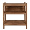 Meubles Fabrique De Styles Bibliotheques Et Etageres | Etagere 3 Niveaux En Bois Recycle Naturel 90X35Xh100Cm - Campagne