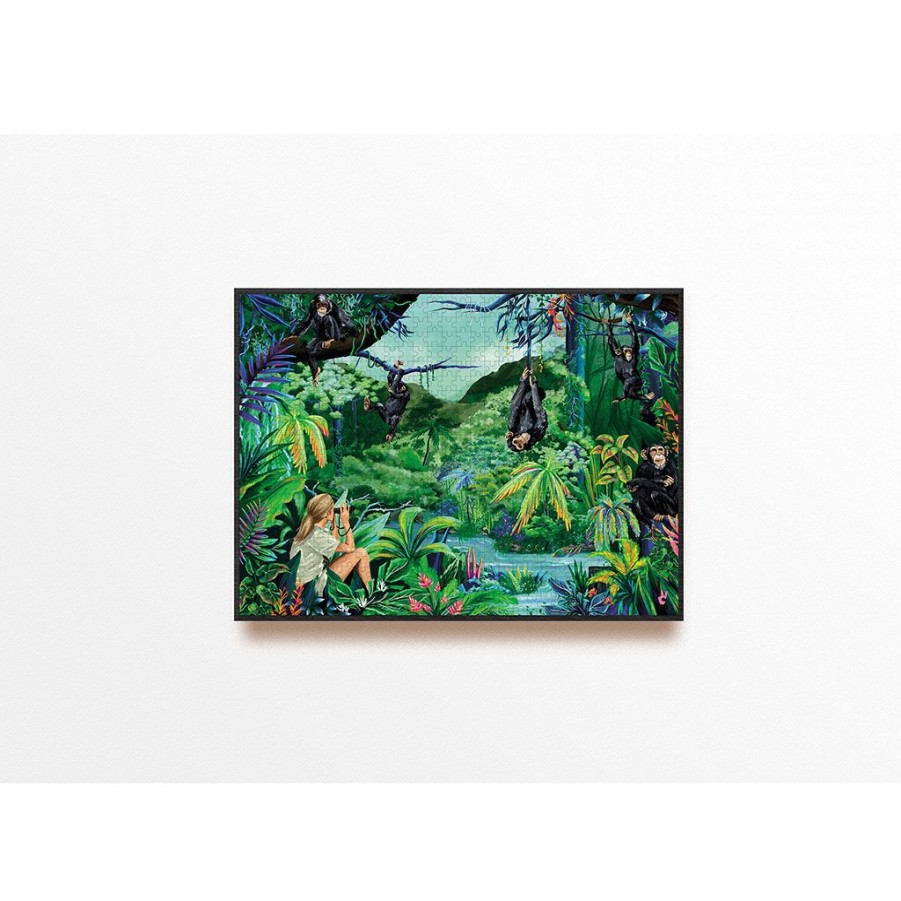 Accessoires Et Loisirs Fabrique De Styles | Puzzle Jane Goodall By Piece & Love Pour Jane Goodall Institute 68X49Cm 1000 Pieces