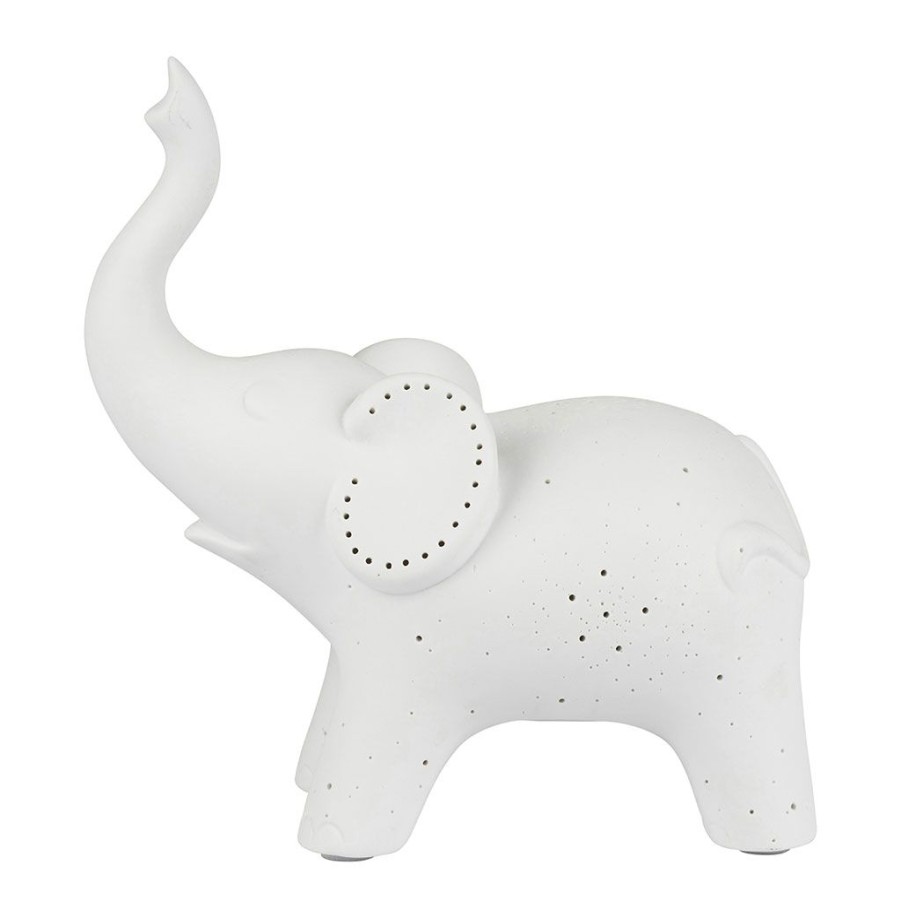 Coin Des Petits Fabrique De Styles | Lampe Led Elephant Blanc