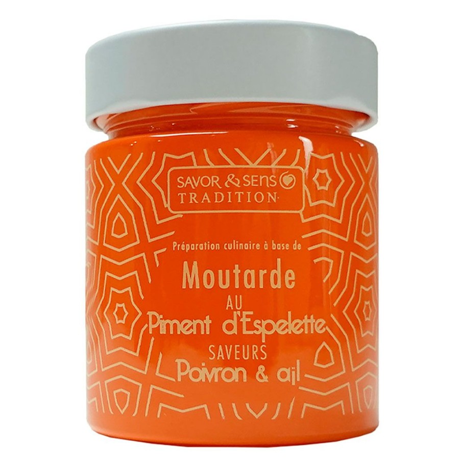 Epicerie Fabrique De Styles Condiments Et Epices | Moutarde Au Piment D'Espelette & Ail