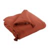 Textiles Fabrique De Styles Housses D'Edredon | Edredon En Gaze De Coton Terracotta 150X150Cm - Gaia