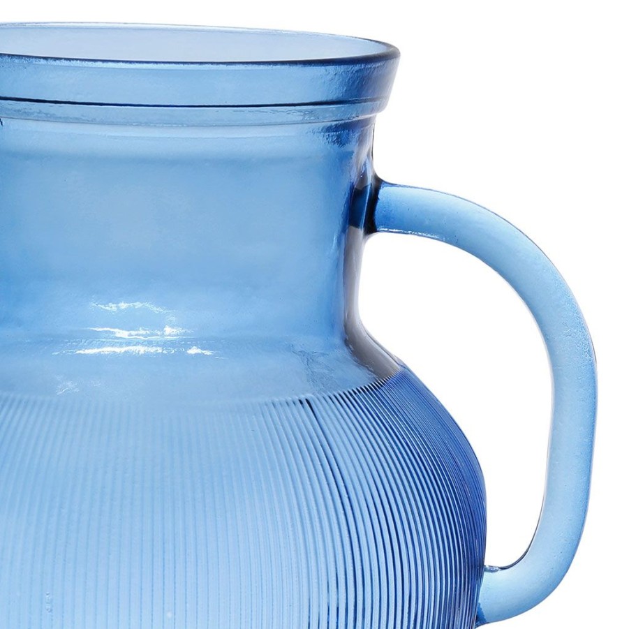 Arts De La Table Fabrique De Styles Carafes Et Pichets | Pichet En Verre Recycle Sable Bleu 2.3L - Aheli