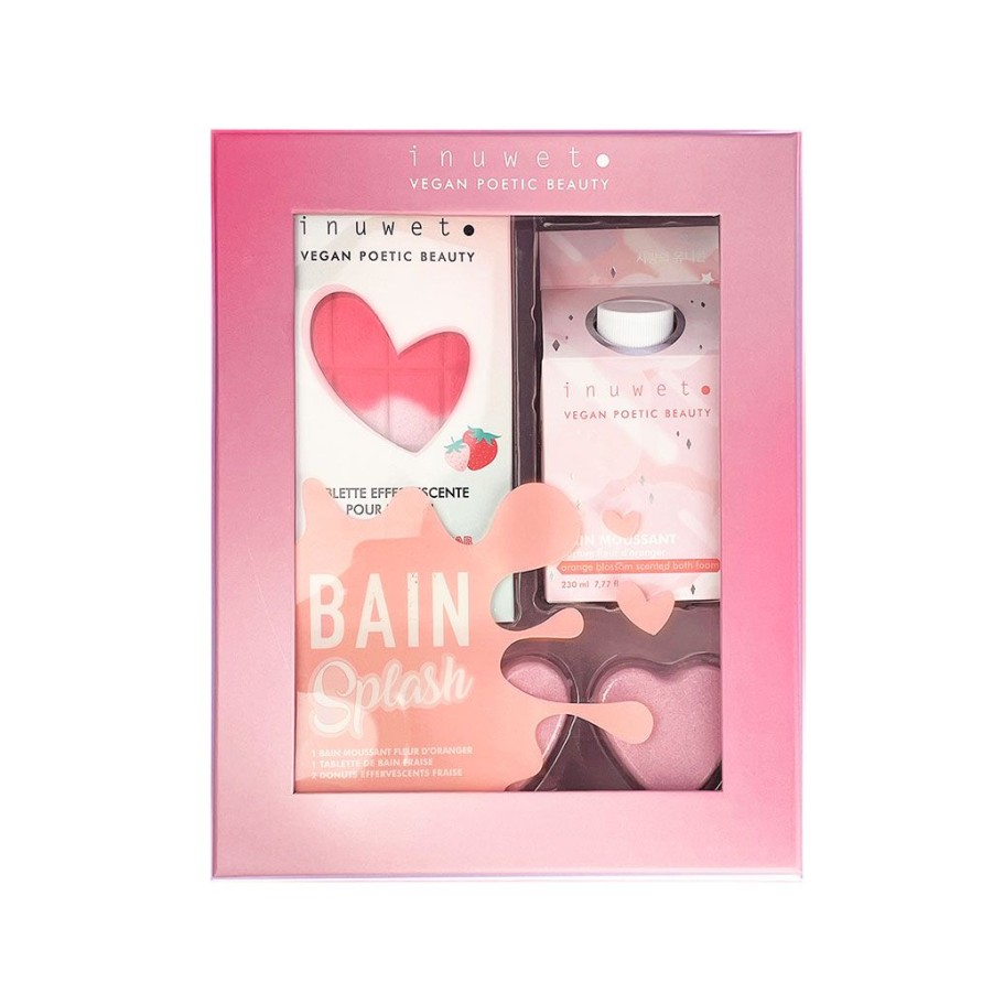 Bien&Etre Fabrique De Styles Soins Du Corps | Coffret Splash Bain Parfum Fraise