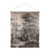 Deco Fabrique De Styles Tableaux Et Toiles | Toile Pinacee Gris 120X150Cm