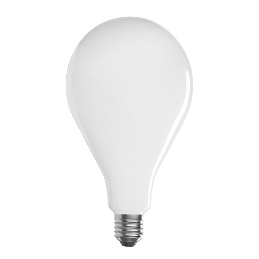 Luminaires Fabrique De Styles | Ampoule Led Filament Opaline Poire Xxl - 10 W. 1200 Lm. E27. Ps160.