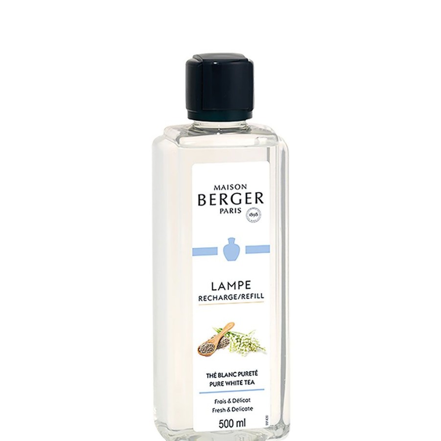 Bougies Et Senteurs Fabrique De Styles Recharges | Recharge Parfum Pour Lampe The Blanc Purete 500Ml