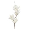 Coin Des Fleurs Fabrique De Styles | Fleur Magnolia Blanc Casse H115Cm Eva+Fil De Fer