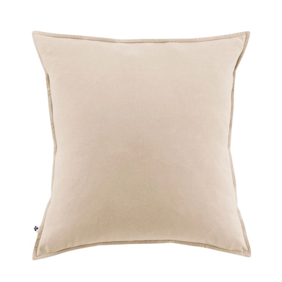 Textiles Fabrique De Styles Taies Et Traversins | Taie D'Oreiller En Flanelle Sable 63X63Cm - Candice