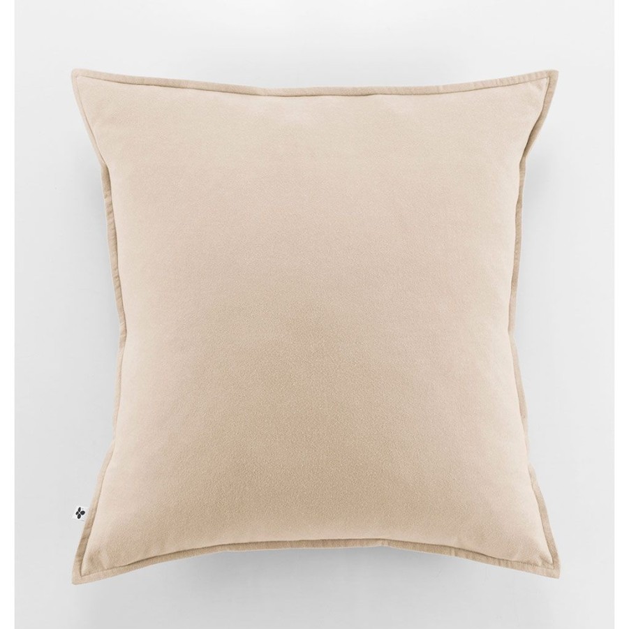 Textiles Fabrique De Styles Taies Et Traversins | Taie D'Oreiller En Flanelle Sable 63X63Cm - Candice