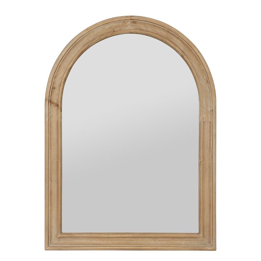 Deco Fabrique De Styles | Miroir Naturel Fonce 60X80Cm En Bois De Sapin - Firmin