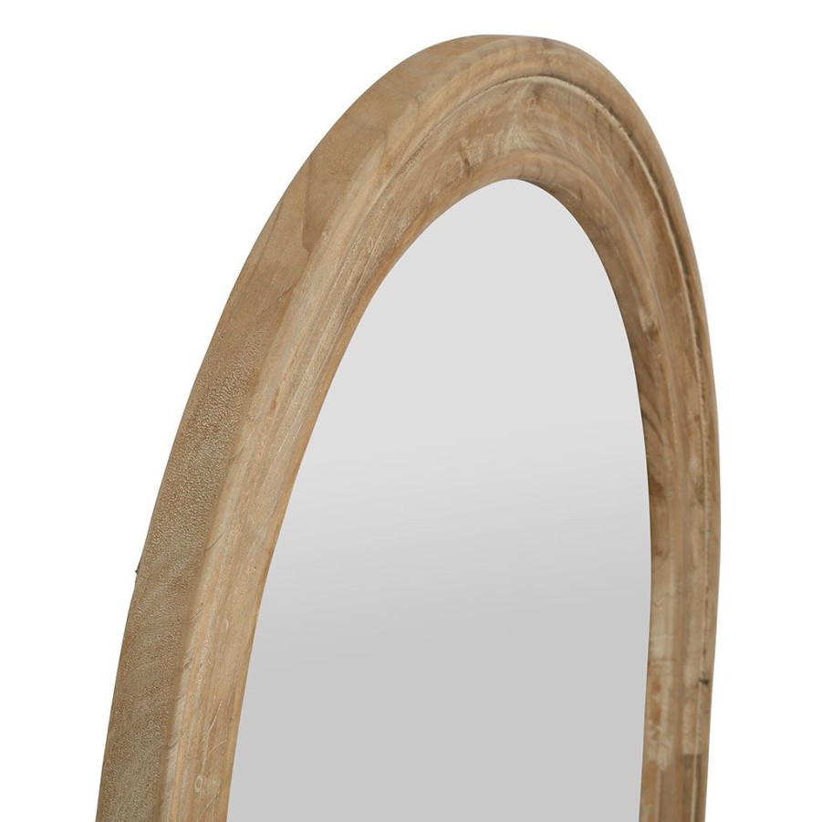 Deco Fabrique De Styles | Miroir Naturel Fonce 60X80Cm En Bois De Sapin - Firmin