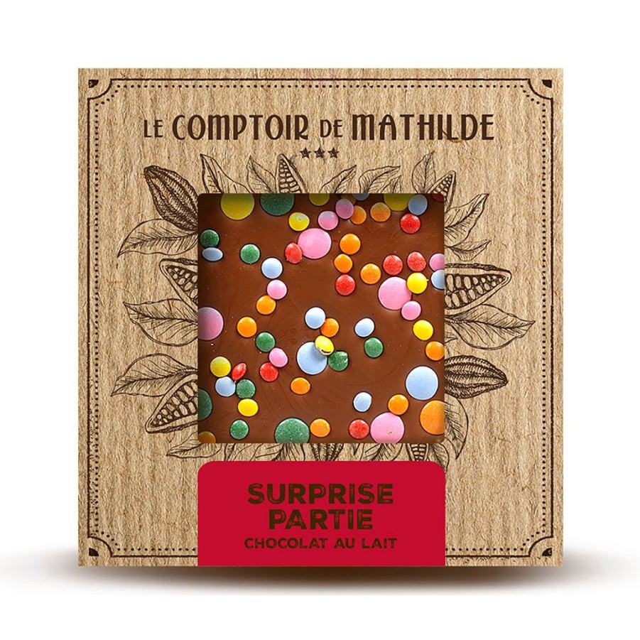 Epicerie Fabrique De Styles Chocolats Et Confiseries | Tablette Chocolat Au Lait Surprise Partie 80G