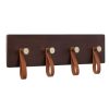 Deco Fabrique De Styles Pateres | Porte Manteau Skado Marron 40X4Xh13Cm