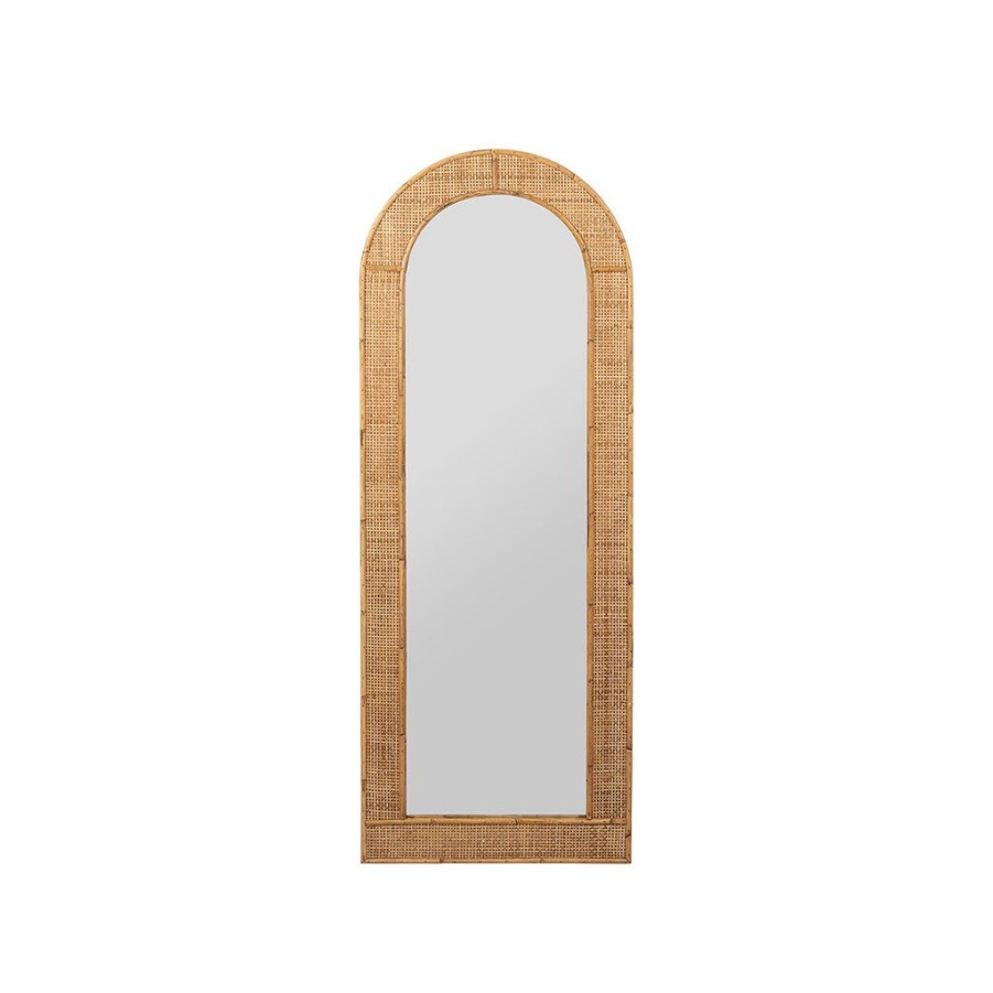 Deco Fabrique De Styles | Miroir En Rotin Naturel 45Xh120Cm - Tamba