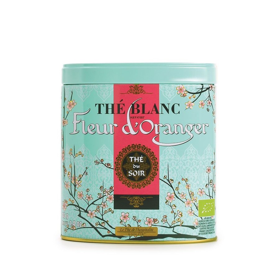 Epicerie Fabrique De Styles Cafes&Thes Et Infusions | The Blanc Fleur D'Oranger - 40G- Bio