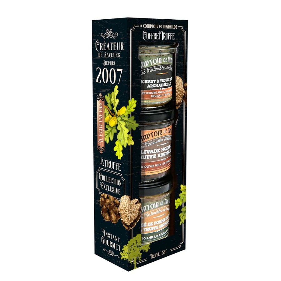 Epicerie Fabrique De Styles Conserverie | Coffret 3 Tartinables Truffe 3X90G