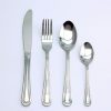 Arts De La Table Fabrique De Styles Menageres | Menagere 24 Pieces En Inox Argent - Perle